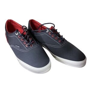 Tommy Hilfiger Pallet Mens Navy Red White Canvas Memory Foam Sneakers Size 12M